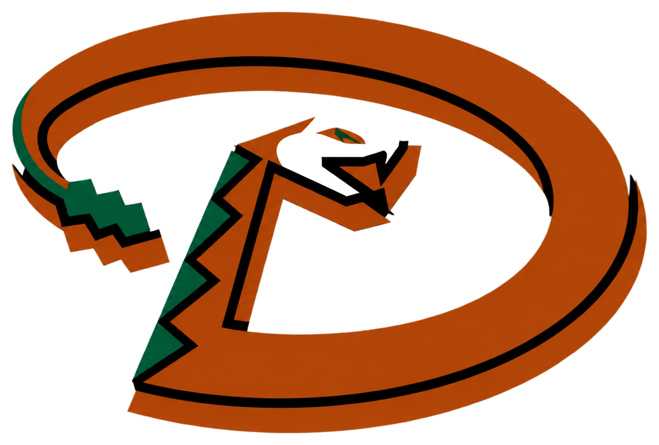 Texas Diamondbacks logo variation one